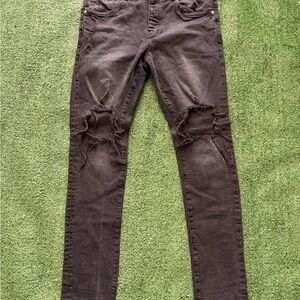 Black Men Purple Jeans